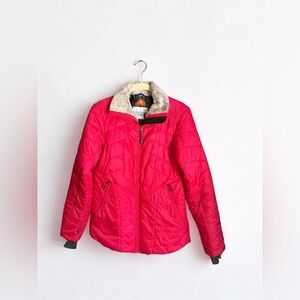 Women's Pink Quilted Jacket